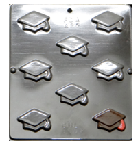 Clear Mold - Grad Cap