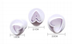 Heart 3pc Mold