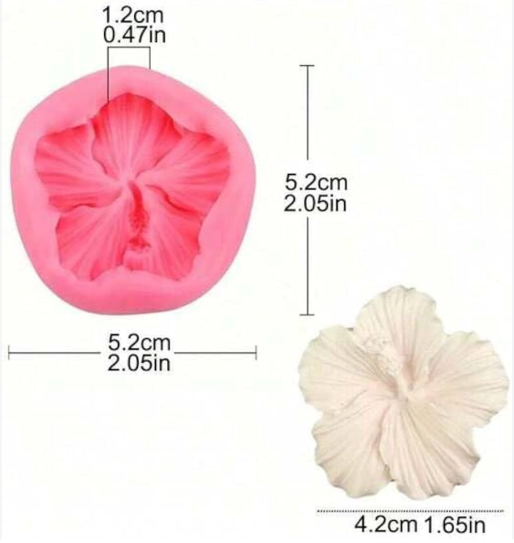 Hibiscus Flower Silicone Mold