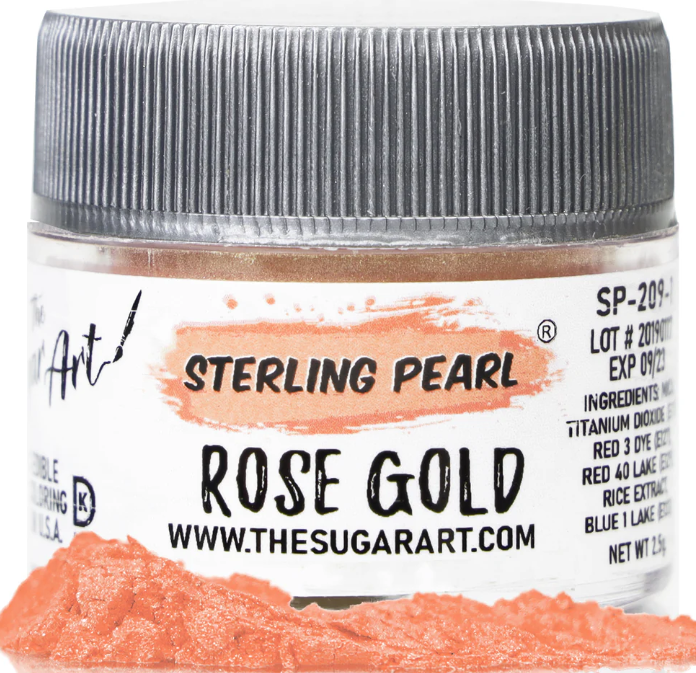 Sugar Art Luster Dust - Rose Gold