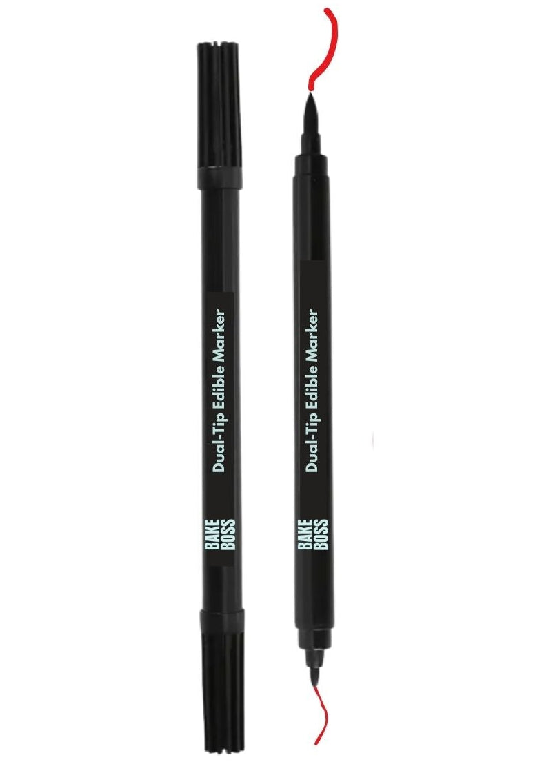 Dual Tip Edible Marker RED