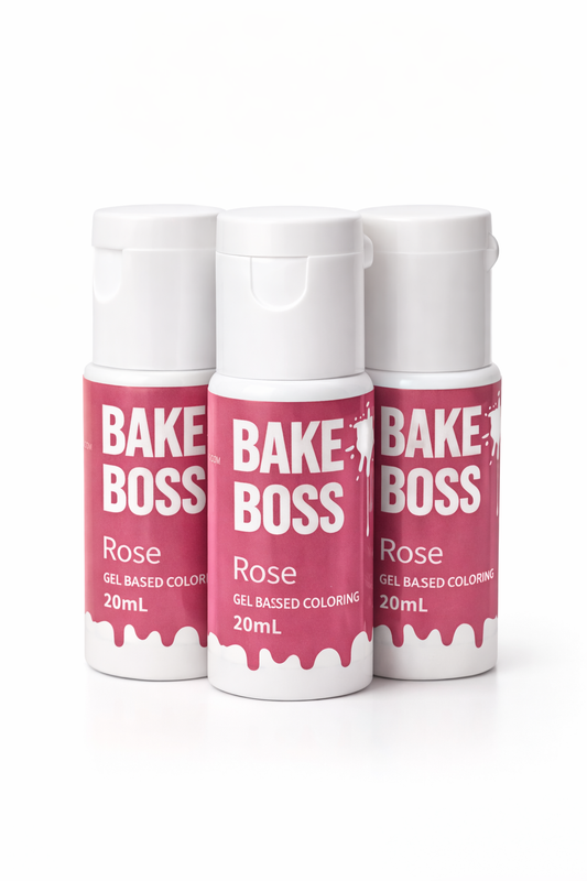 Bake Boss Rose Pink Gel 20ml