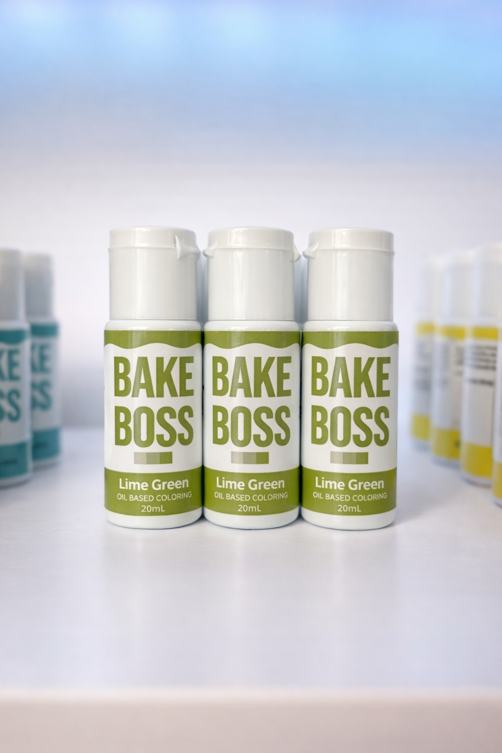 Lime Green Bake Boss Oil Color