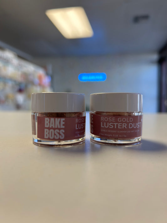 Bake Boss Luster Dust Rose Gold