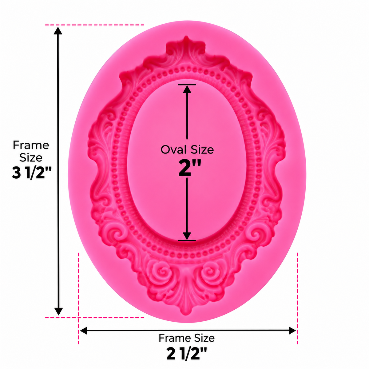 Large Mirror Frame Silicone Mold