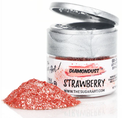Sugar Art Edible Glitter - Strawberry