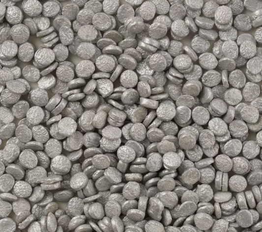 Silver Sequin Confetti Sprinkles 35g