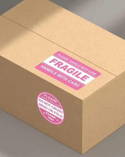 Fragile Sticker : 50 count