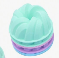Mini Bunt Cake Silicone Mold Medium ( 3pc )