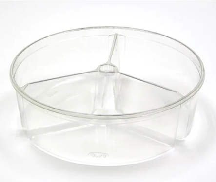 3 compartment container