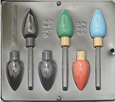 Clear Mold - Light Bulbs Christmas