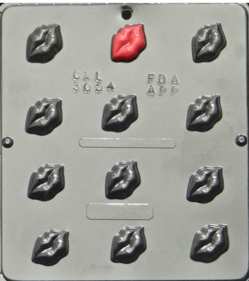 Clear Mold - Kisses Lips