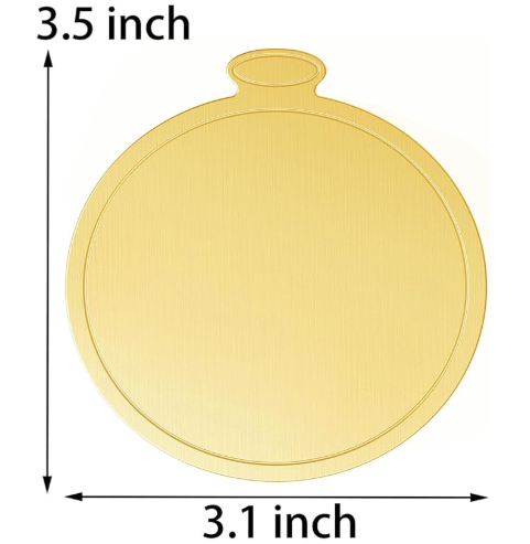 Gold Base 3.5" /  25 pcs