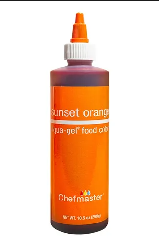 Chefmaster Liqua- Gel 10.5 Sunset Orange