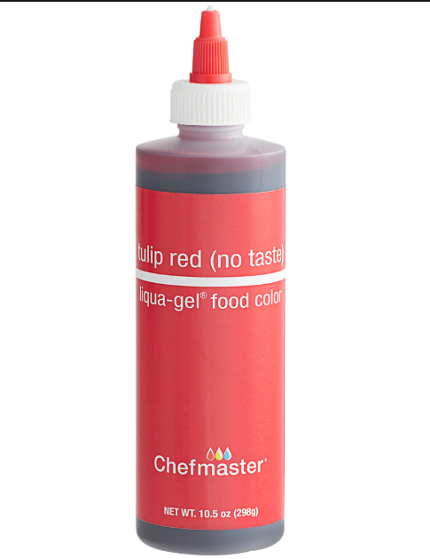 Chefmaster Liqua- Gel 10.5 Tulip Red