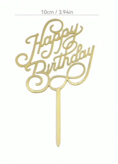 Happy Birthday Topper