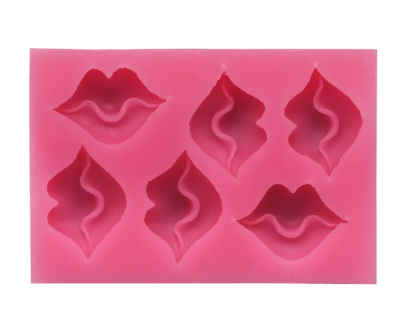Kiss Lip Silicone Mold 6 cavity