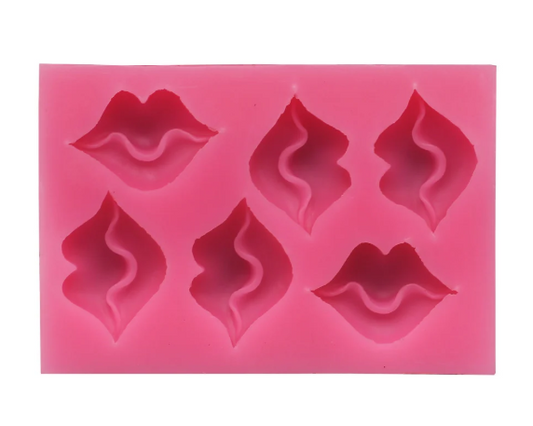 Kiss Lip Silicone Mold 6 cavity