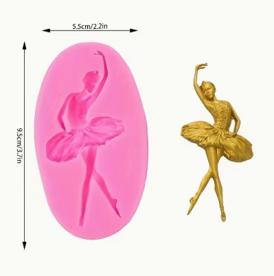 Ballet Ballerina Silicone Mold