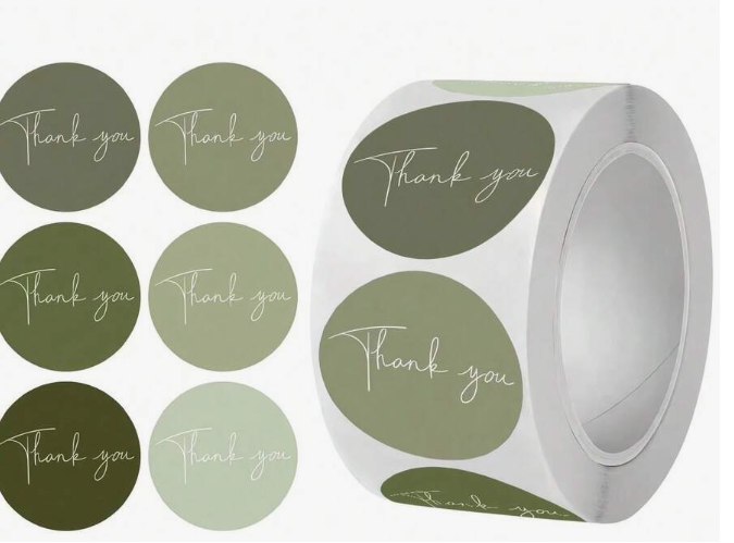 Thank You  Sticker 500pcs