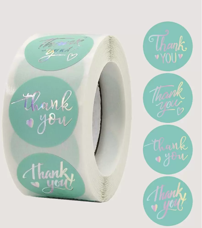 Thank You  Sticker 500pcs